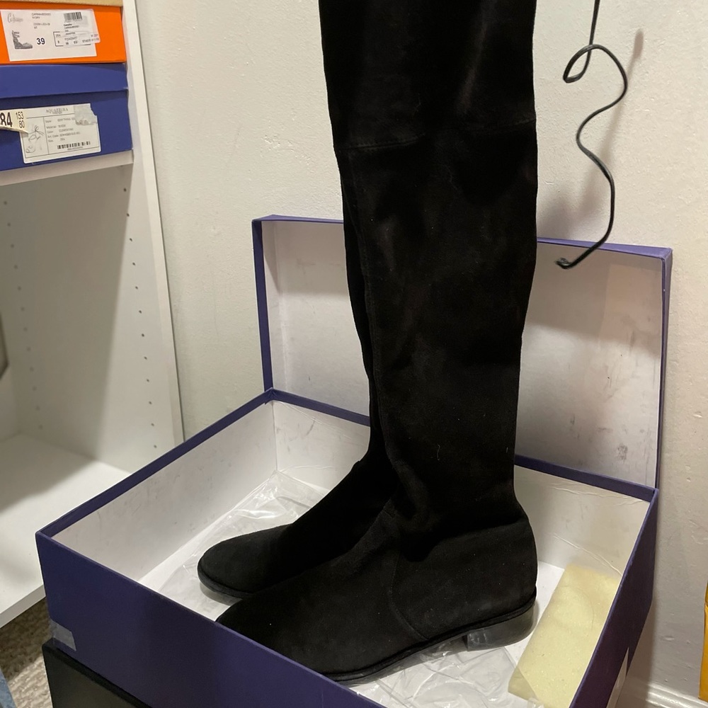 Stuart Weitzman Lowland Stretch Over The Knee Sue… - image 3